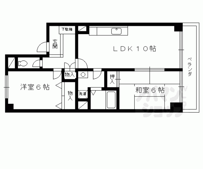 【ロイヤルガーデン長岡京】間取