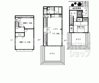 【大枝北沓掛町三丁目貸家３００－１１】