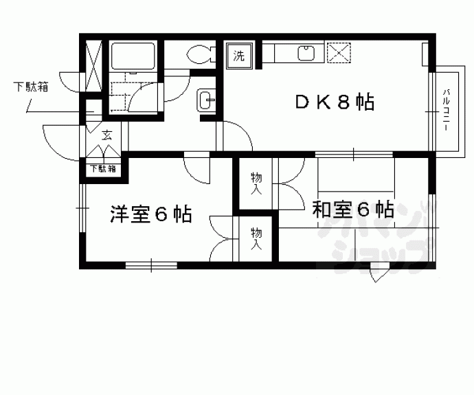 【ルミノーザ上久世】間取