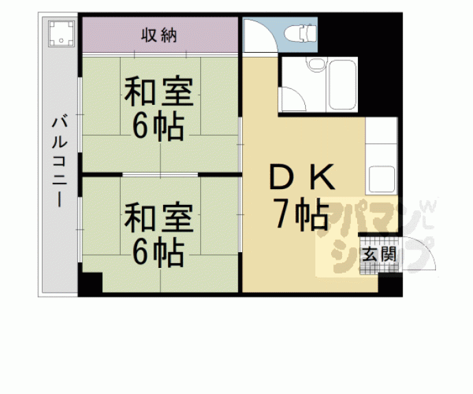 【ロイヤルフラワーマンション】間取