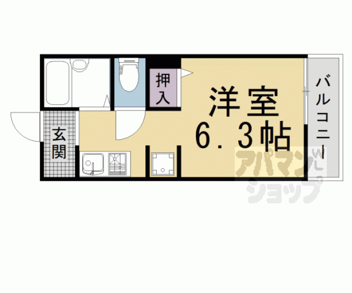 【ハイツＫＯＵＮＡＮ】間取