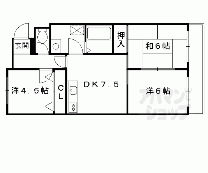 【グリーンヒルトミタ】間取