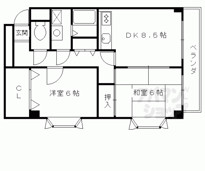 【グリーンヒルトミタ】間取