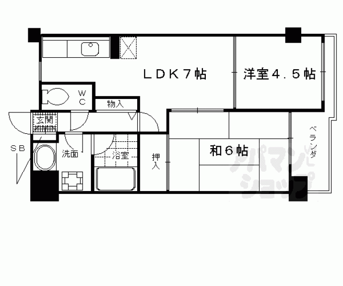 【セント・ルークルス】間取