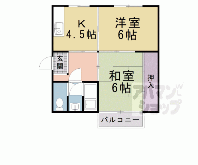 【開田マンション】間取