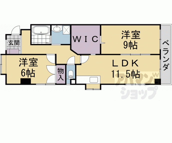 【アルカサール向陽】間取