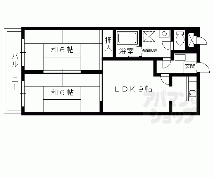 【ニューシャトー長岡】間取