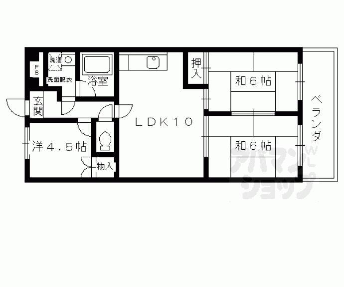 【ニューシャトー長岡】間取