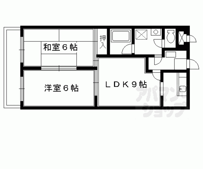 【ニューシャトー長岡】間取