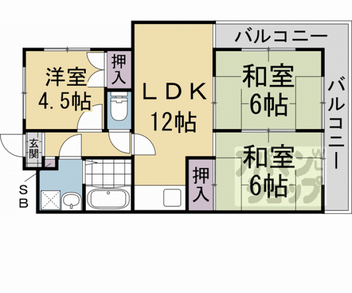 【ニューシャトー長岡】間取