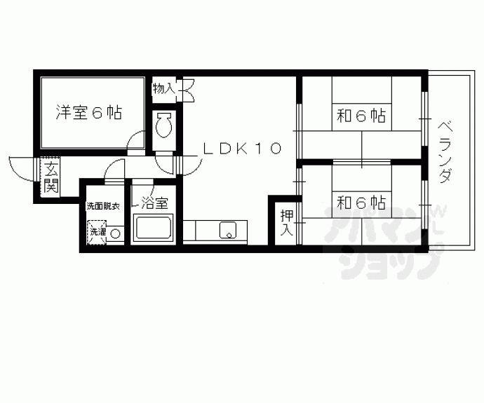 【ニューシャトー長岡】間取