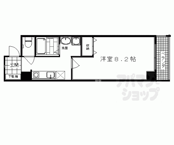 【グレイス西京極】間取