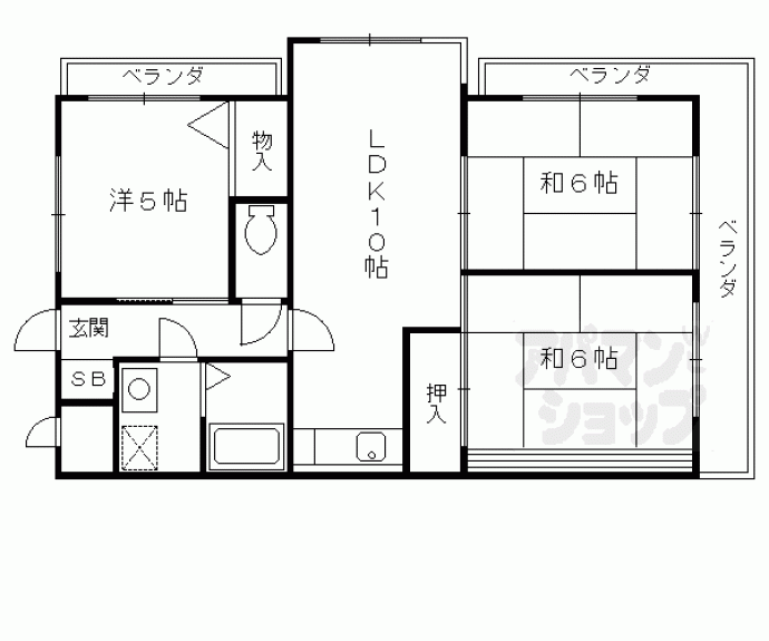 【モアライフ酒井松】間取