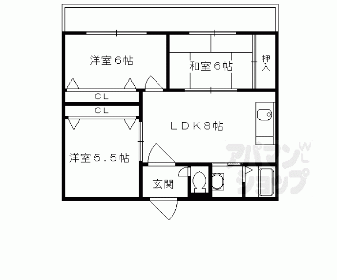 【ＭＯグロリーエイト】間取