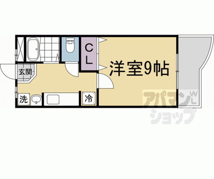 【ラ・セーヌ南桂】間取