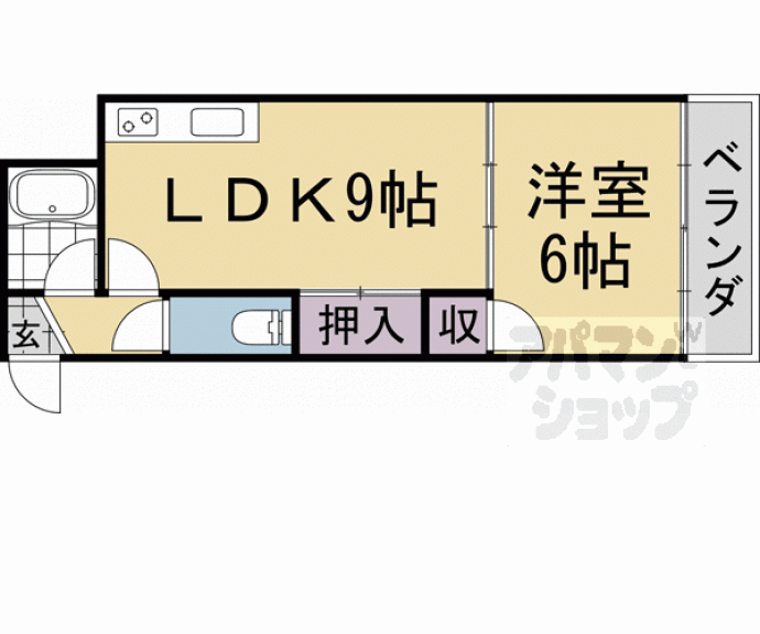 【シャルレ1番館】間取