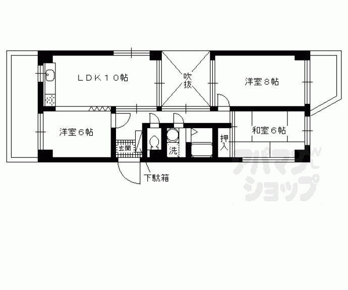 【コーポ藤井】間取