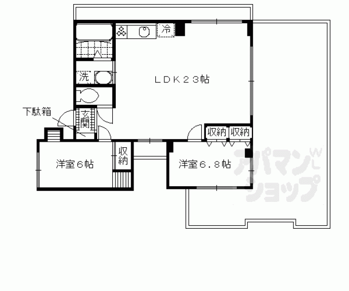 【コーポ藤井】間取