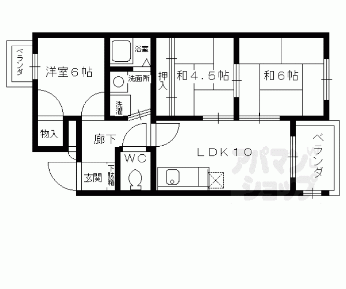 【ラ・シュベール三浦】間取