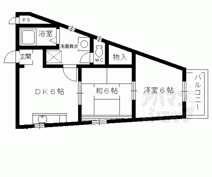 【ベルメゾンナカムラ】間取