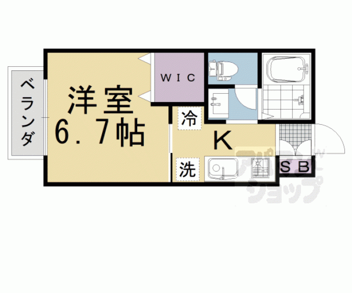 【メゾンドパーシモン】間取