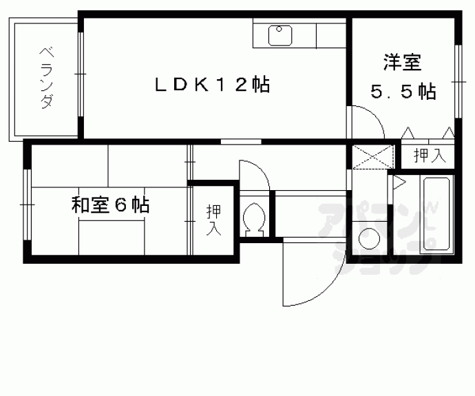 【LA・FENICE(ラフェニーチェ)】間取