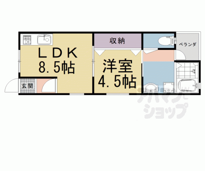 【カームネス】間取