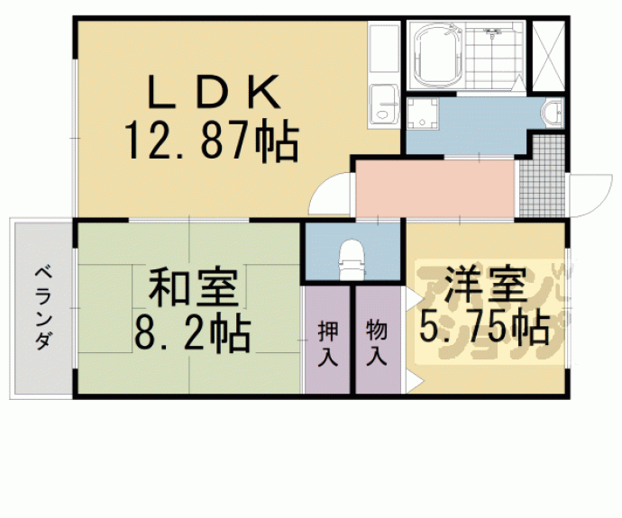 【レヴェンテ翠香】間取