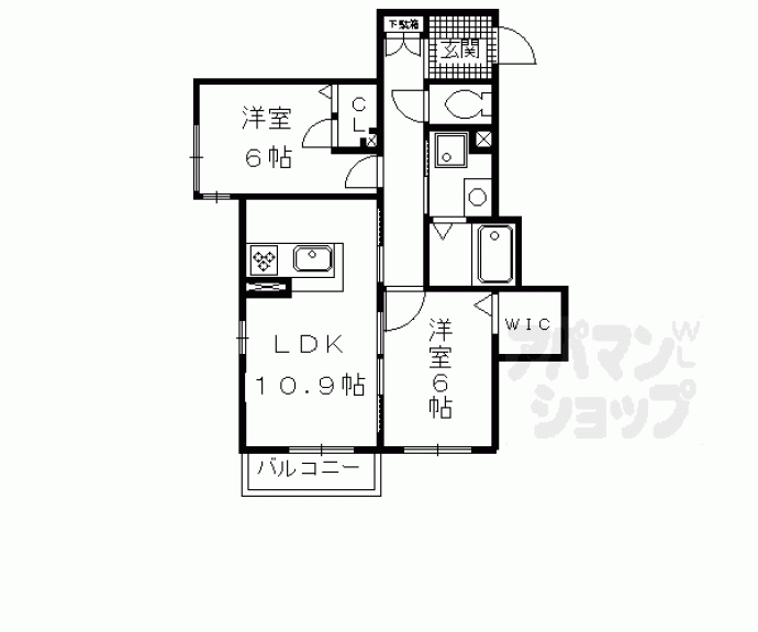 【リラフォート恵解山】間取