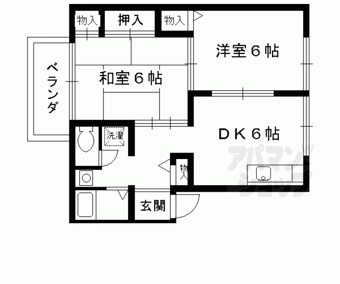 【北ウィング・南ウィング】間取