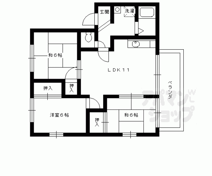 【ＷＥＳＴＨＩＬＬ　Ⅱ】間取