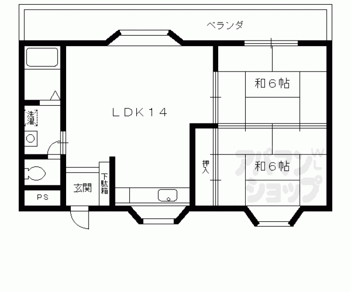 【椋ノ木マンション】間取