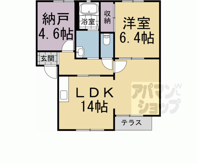 【ディアス備長館】間取