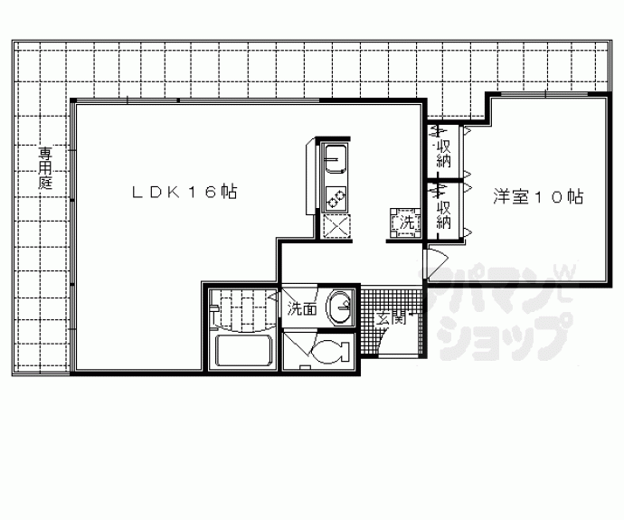 【ＣＡＳＡ　ＧＲＡＮ洛西】間取