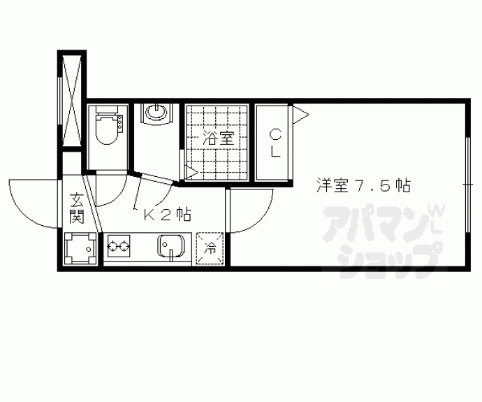 【プルーリオン山科駅前】間取