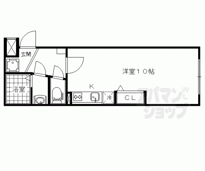 【プルーリオン山科駅前】間取