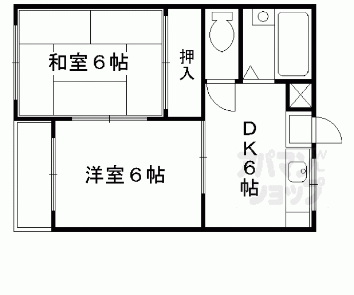 【鷹野ハイツ】間取