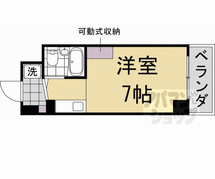 【ウエストヴィラージュⅡ】間取