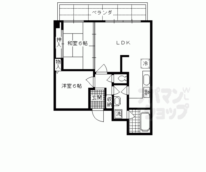 【メゾンデサヴァ９０】間取