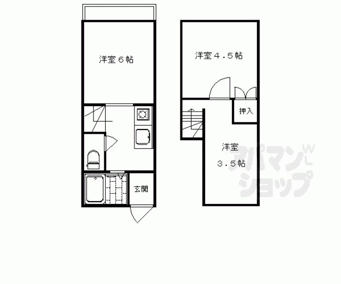【ヴィラ京都太秦イースト】間取