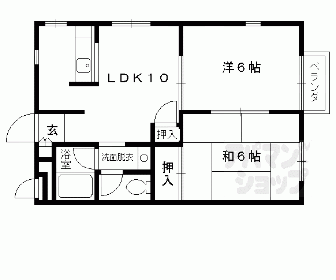 【ファミーユ蓮花寺】間取