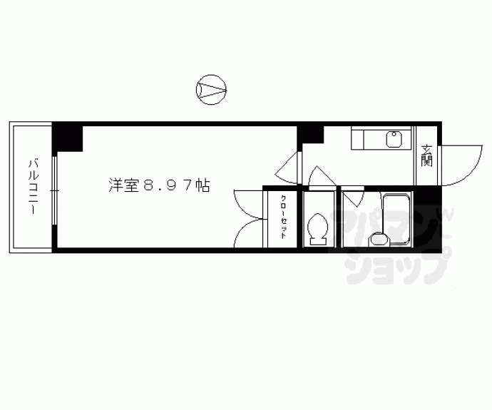 【シティハウス夷川】間取
