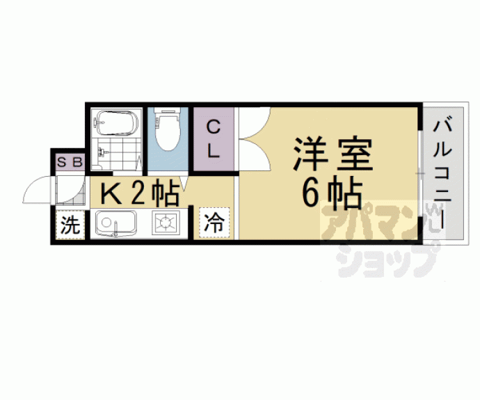【パラドール円町】間取