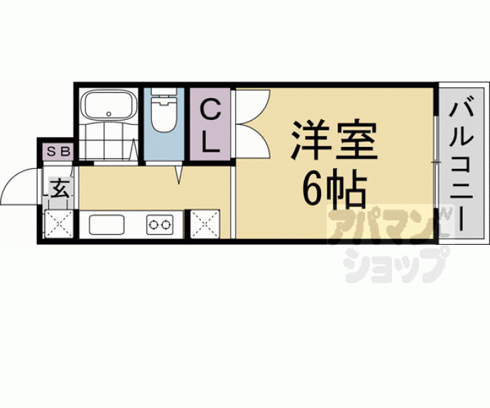 【パラドール円町】間取