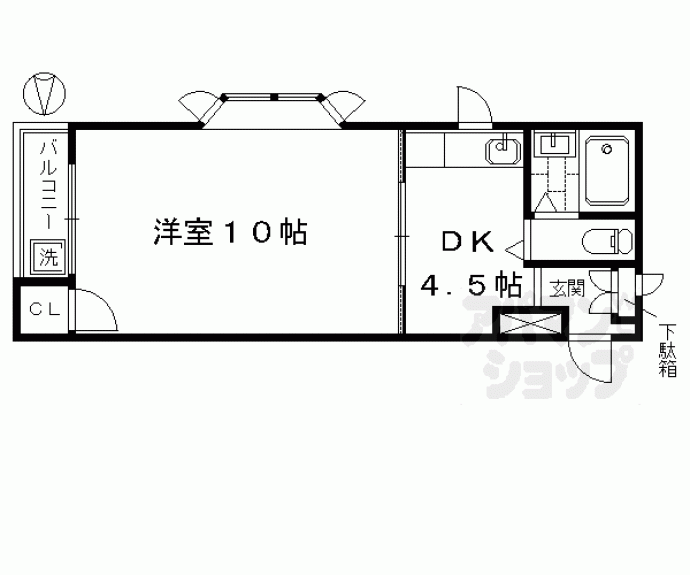 【シャトルＤＥＵＸ】間取