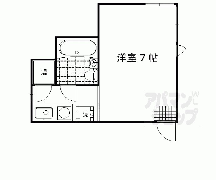 【インペリアル烏丸今出川】間取