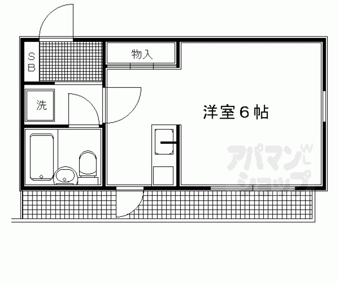 【リバティ西陣】間取