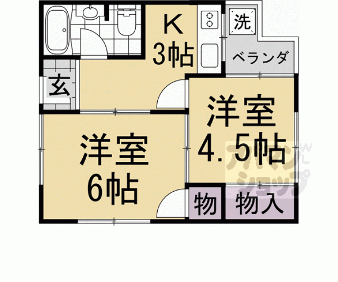【ハイツ稲吉】間取