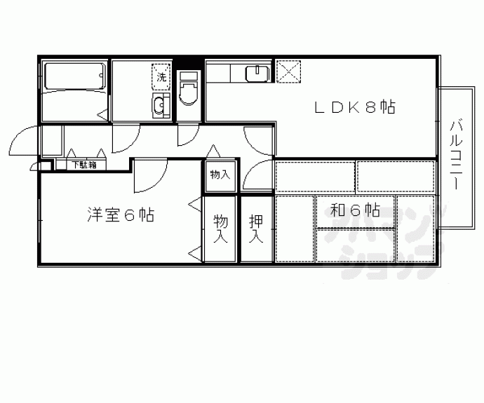 【メゾンエイワ】間取