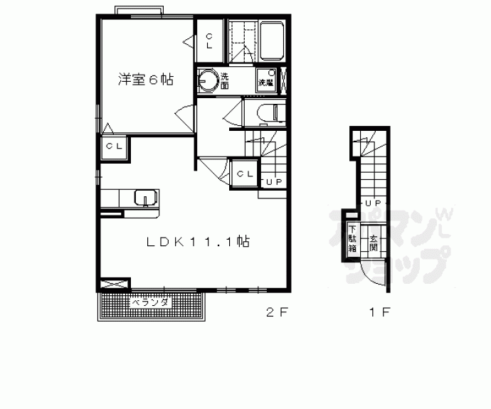 【エレガンス常盤】間取
